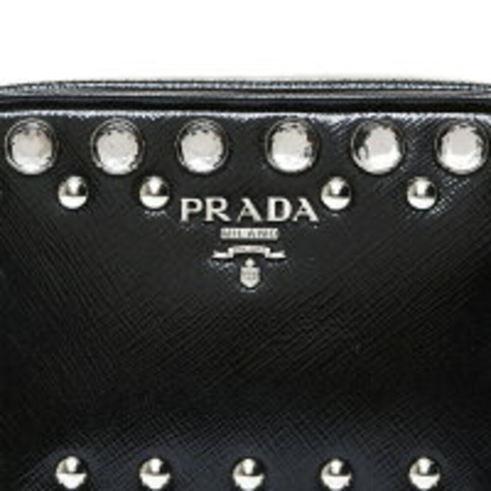 Prada Studded Camera Bag Shoulder Black - Picture 8 of 13